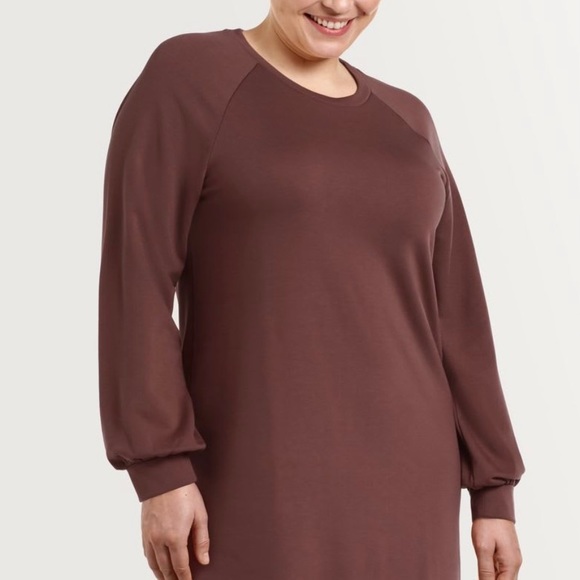 Long Sleeve Fleece Sweatshirt Dress NWTs - Picture 3 of 9